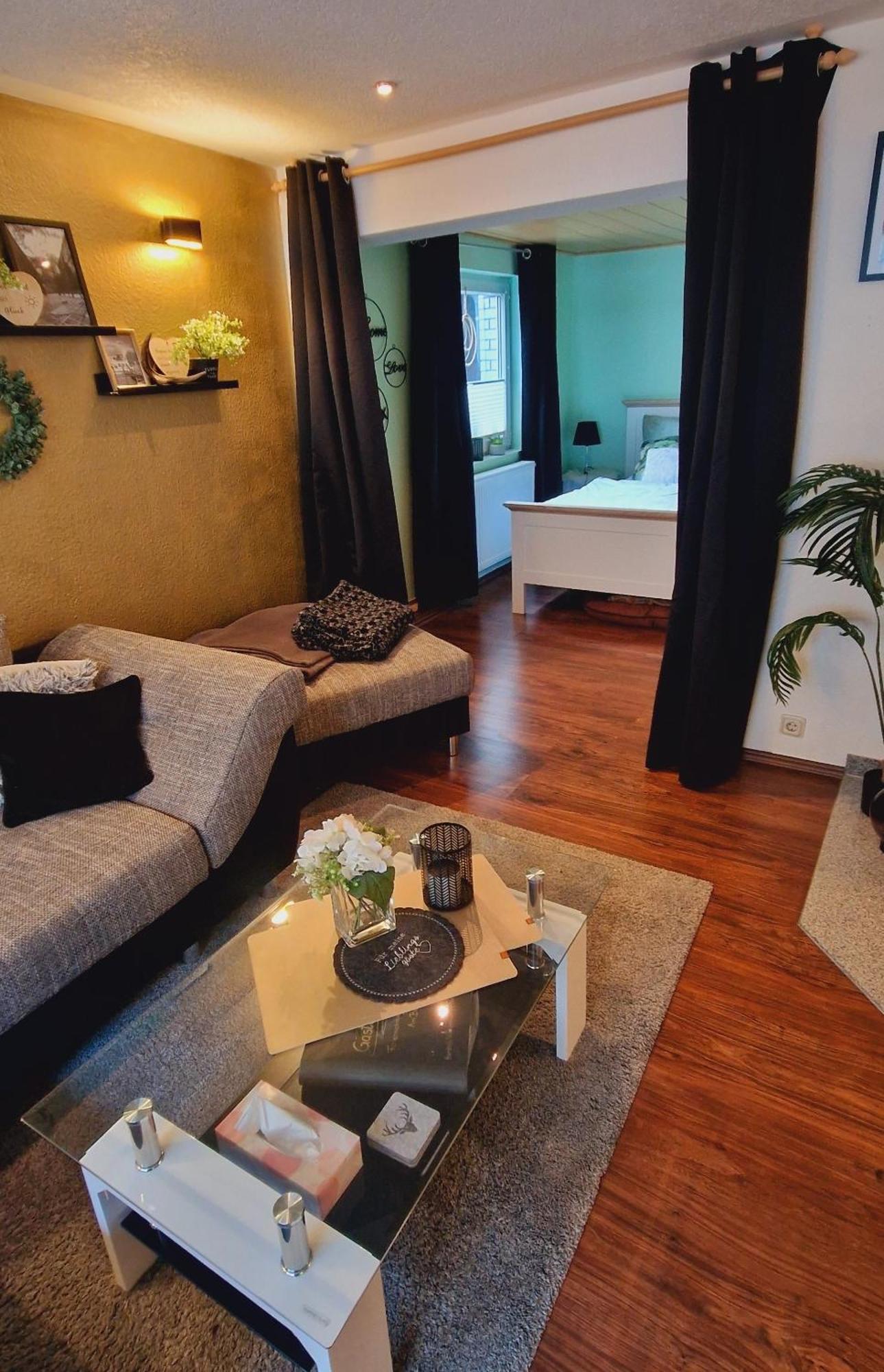 Ferienwohnung Schwarzer Hirsch Wieda エクステリア 写真